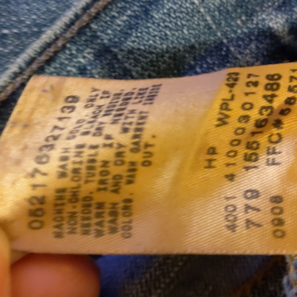 Levis 515 red tab Levi's boot cut size 8 short - Picture 5 of 10